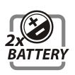 2x Knoflíková baterie