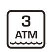 3 ATM - odolné proti vodě během mytí rukou